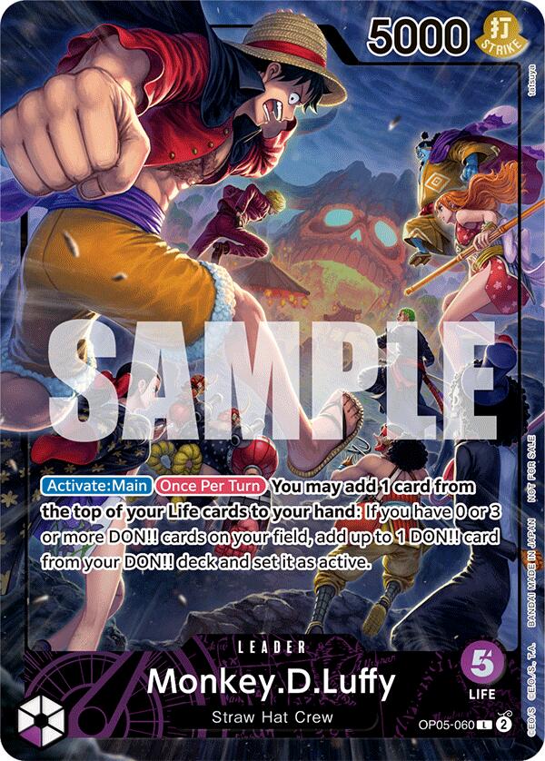 Monkey.D.Luffy (PSA Magazine) [Awakening of the New Era] | Cards and Coasters CA