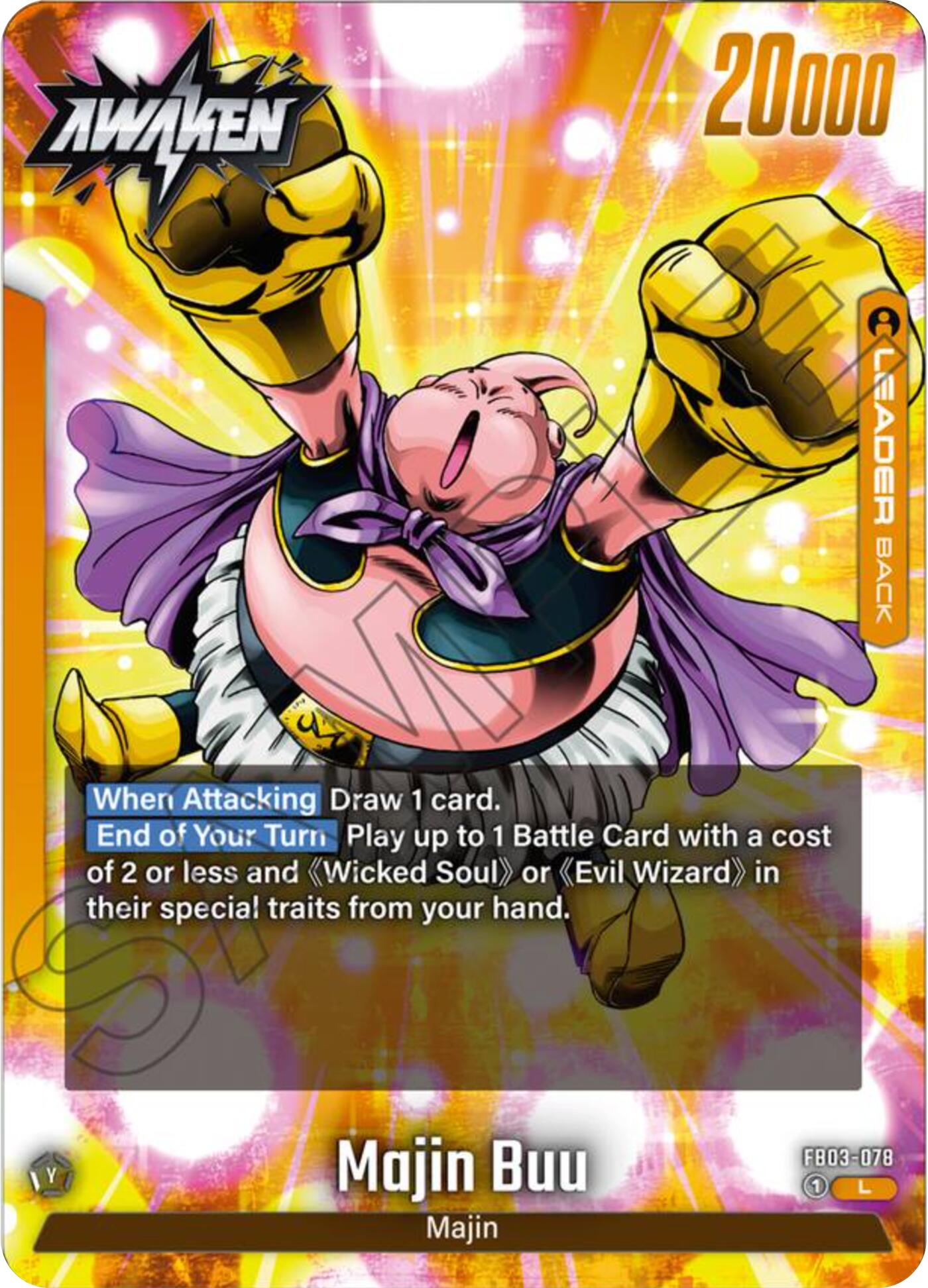 Bibidi // Majin Buu (FB03-078) [Raging Roar] | Cards and Coasters CA