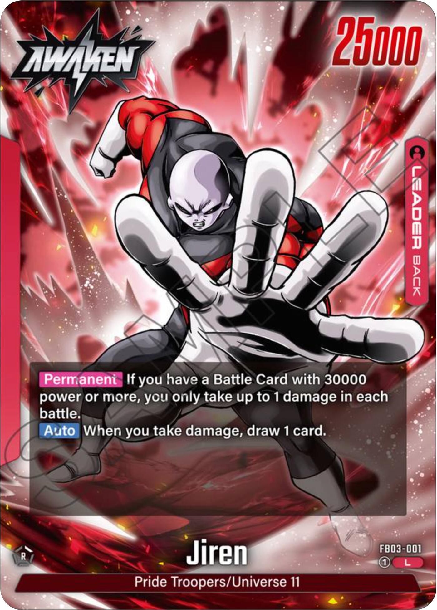 Jiren [Raging Roar] | Cards and Coasters CA