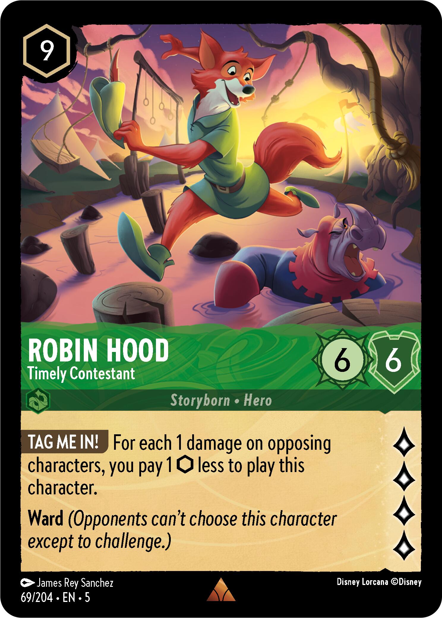 Robin Hood - Timely Contestant (69/204) [Shimmering Skies] | Cards and Coasters CA