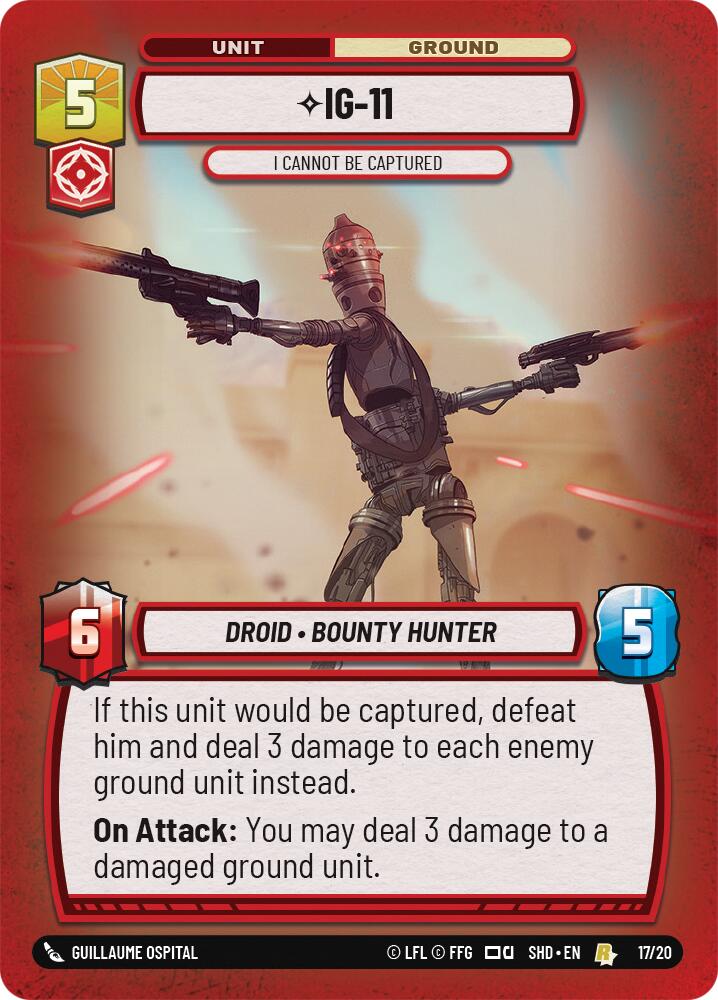 IG-11 - I Cannot Be Captured (17/20) [Shadows of the Galaxy: Weekly Play] | Cards and Coasters CA