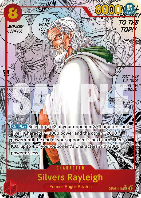 Silvers Rayleigh (Parallel) (Manga) [Two Legends] | Cards and Coasters CA