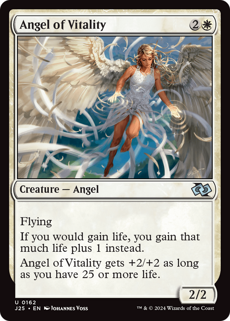 Angel of Vitality [Foundations Jumpstart] | Cards and Coasters CA