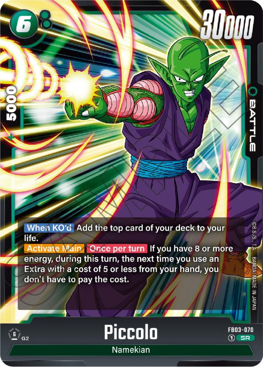 Piccolo (FB03-070) [Raging Roar] | Cards and Coasters CA