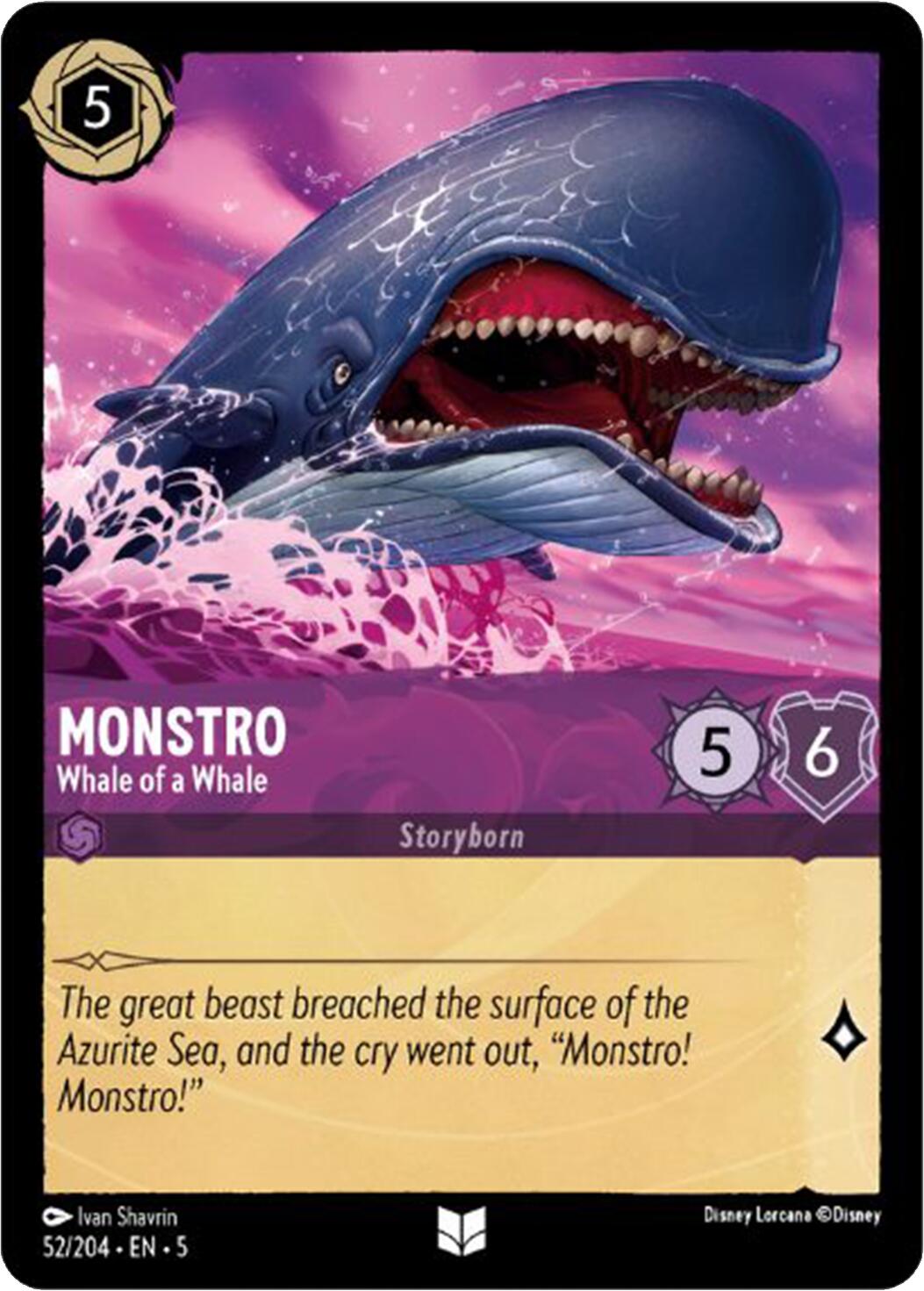 Monstro - Whale of a Whale (52/204) [Shimmering Skies] | Cards and Coasters CA