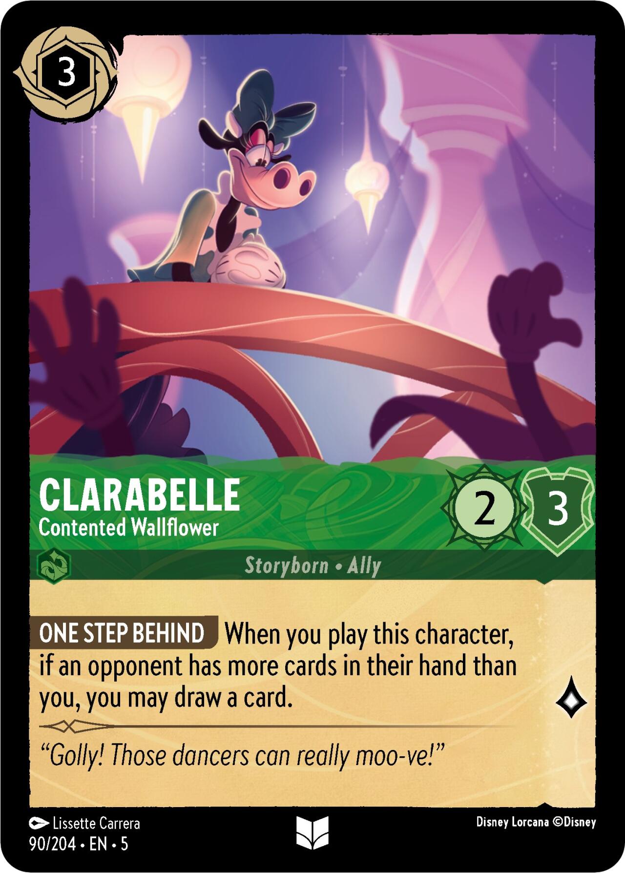 Clarabelle - Contented Wallflower (90/204) [Shimmering Skies] | Cards and Coasters CA