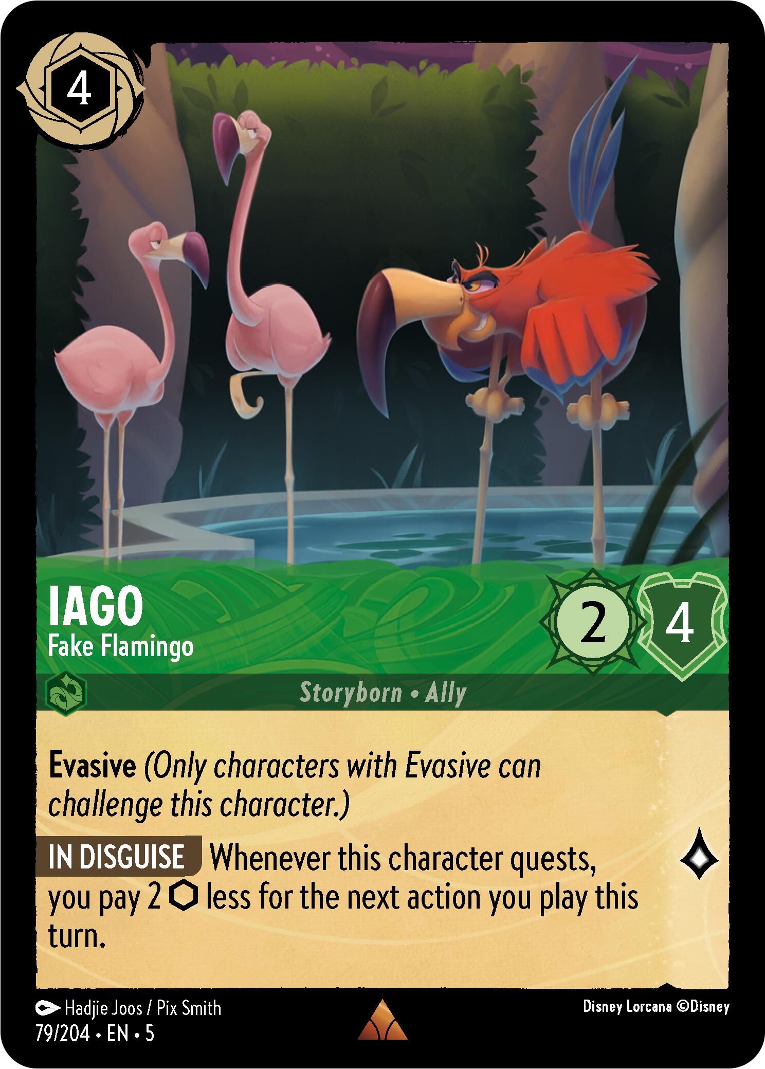 Iago - Fake Flamingo (79/204) [Shimmering Skies] | Cards and Coasters CA