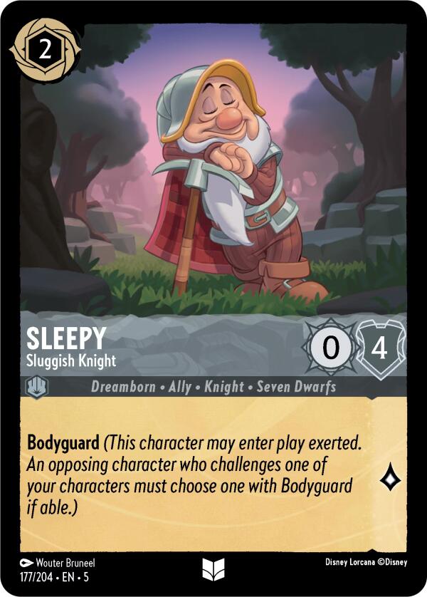 Sleepy - Sluggish Knight (177/204) [Shimmering Skies] | Cards and Coasters CA