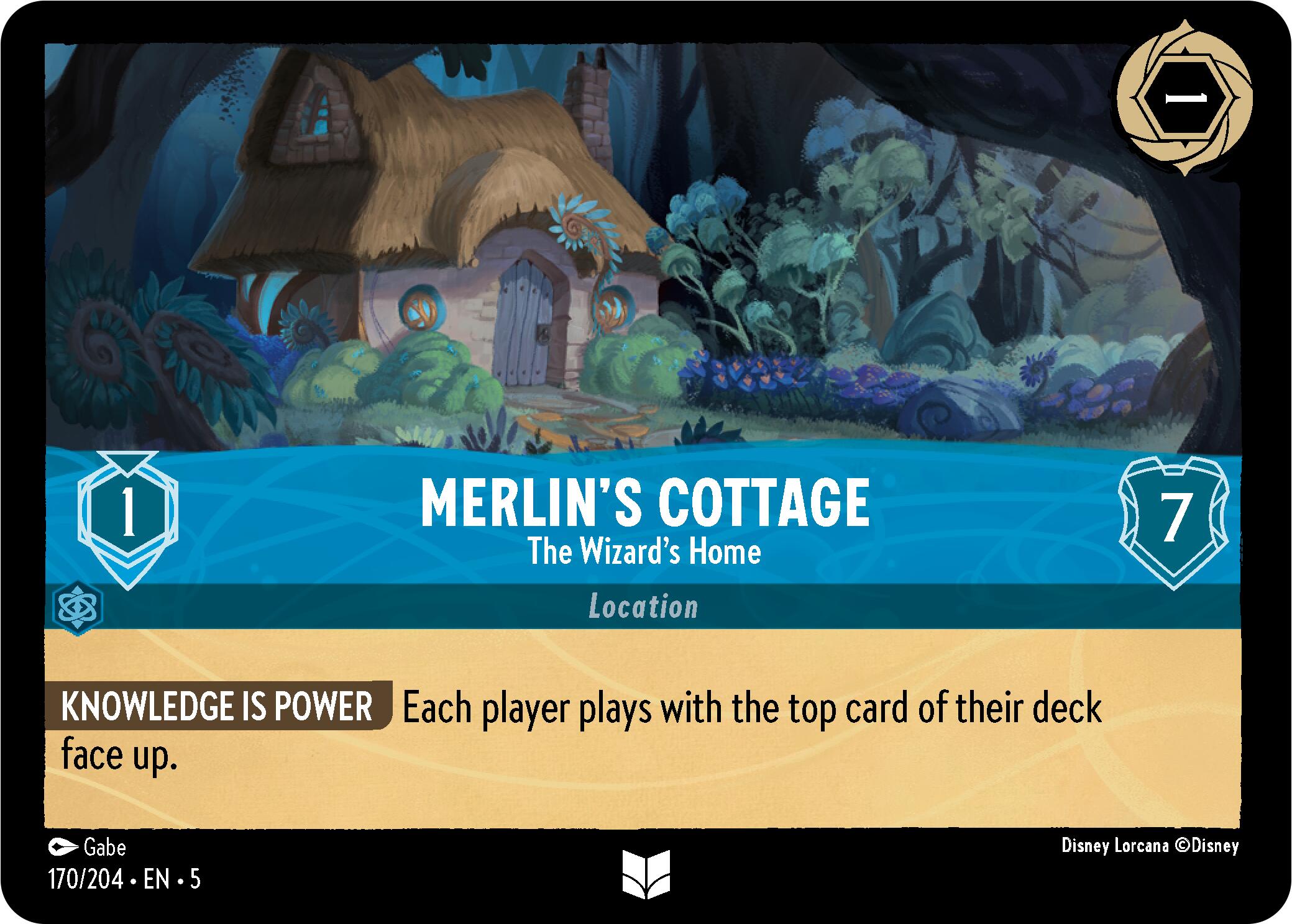 Merlin's Cottage - The Wizard's Home (170/204) [Shimmering Skies] | Cards and Coasters CA