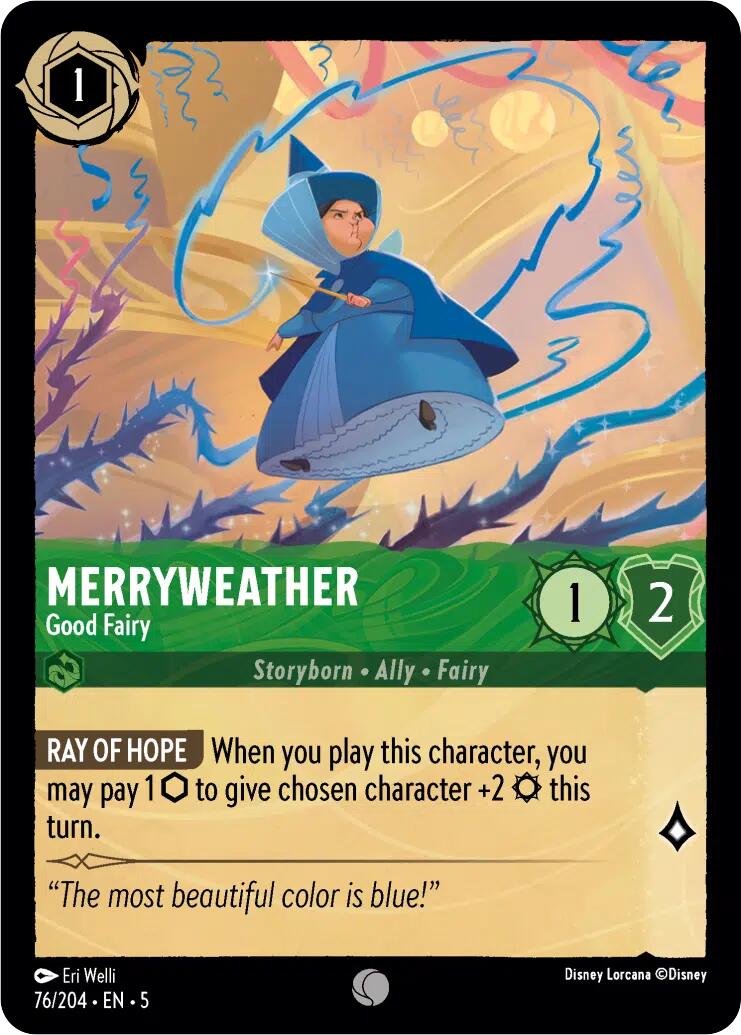 Merryweather - Good Fairy (76/204) [Shimmering Skies] | Cards and Coasters CA