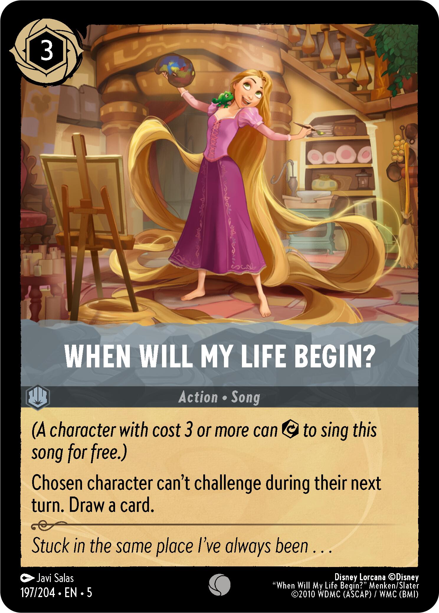 When Will My Life Begin? (197/204) [Shimmering Skies] | Cards and Coasters CA