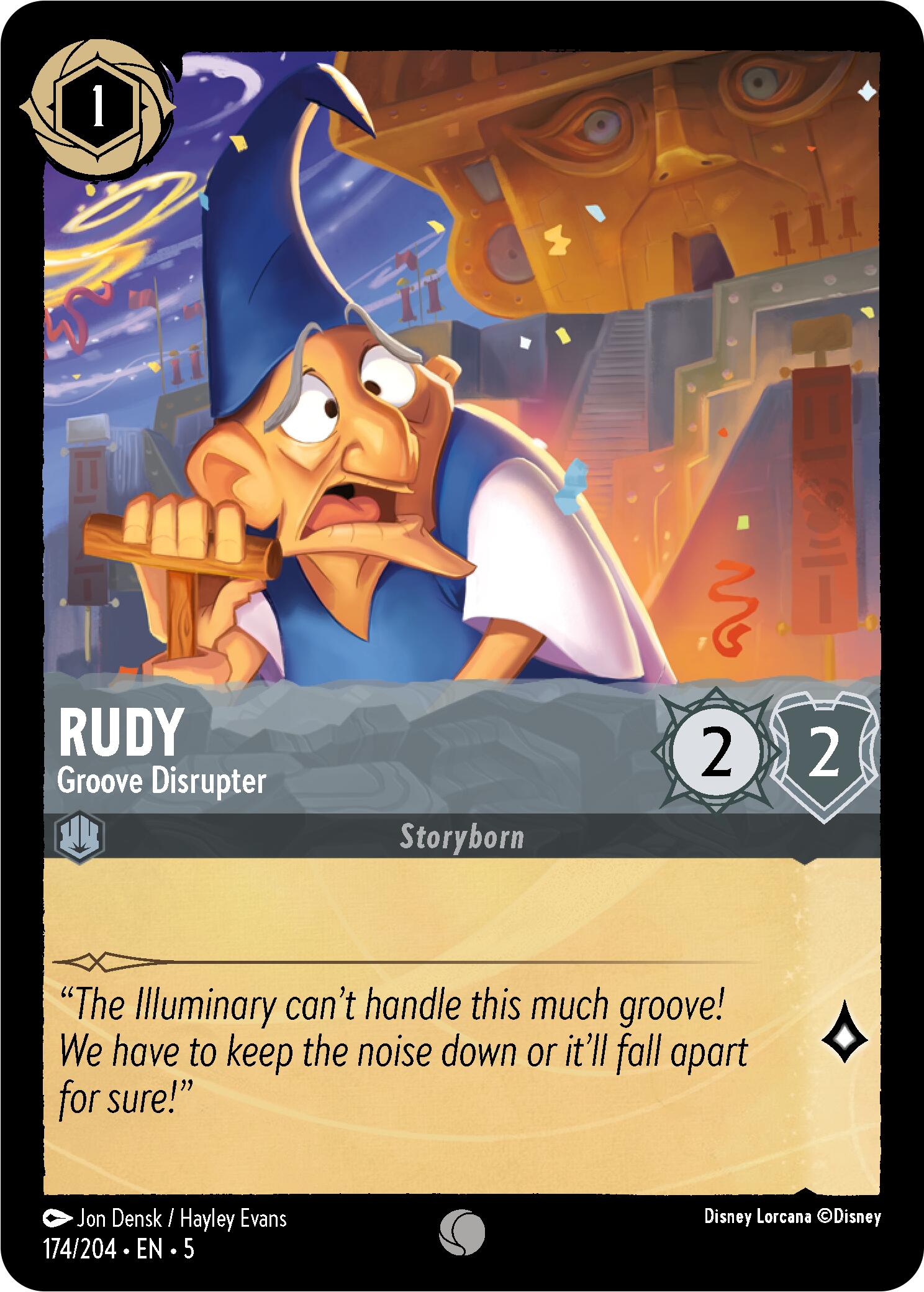 Rudy - Groove Disrupter (174/204) [Shimmering Skies] | Cards and Coasters CA