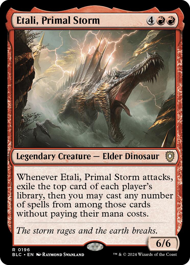 Etali, Primal Storm [Bloomburrow Commander] | Cards and Coasters CA