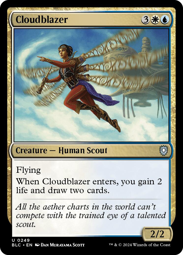 Cloudblazer [Bloomburrow Commander] | Cards and Coasters CA