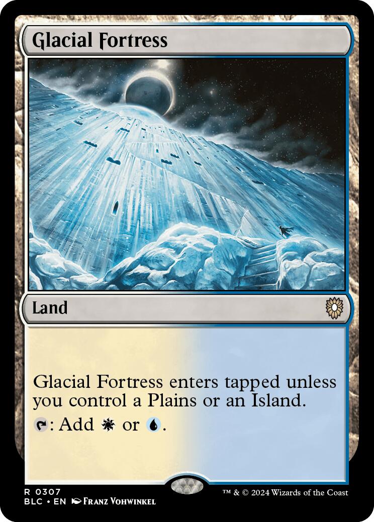 Glacial Fortress [Bloomburrow Commander] | Cards and Coasters CA