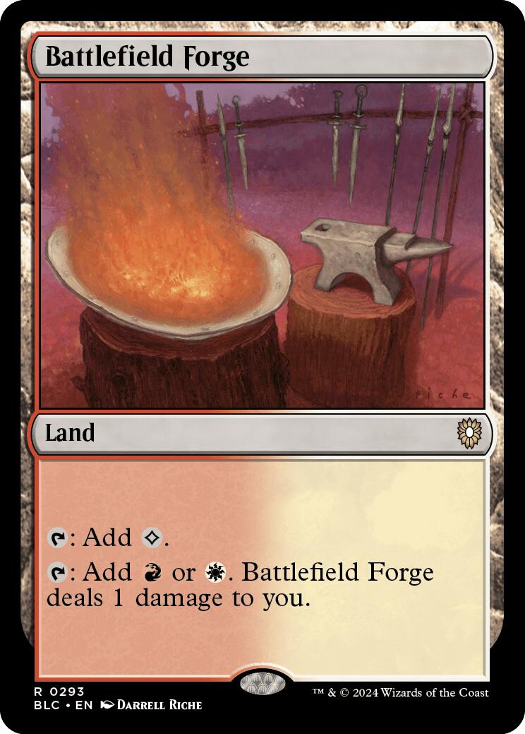 Battlefield Forge [Bloomburrow Commander] | Cards and Coasters CA