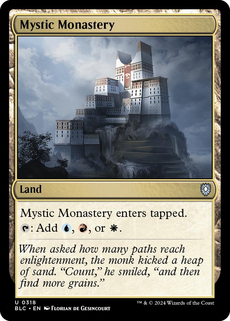 Mystic Monastery [Bloomburrow Commander] | Cards and Coasters CA