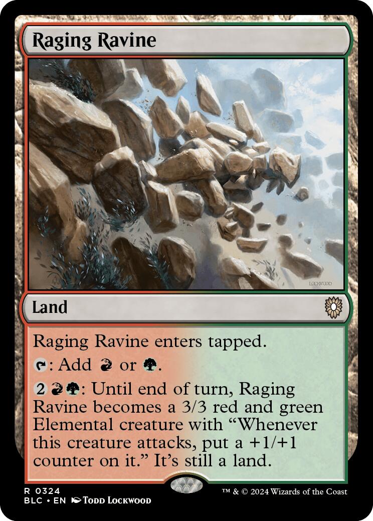 Raging Ravine [Bloomburrow Commander] | Cards and Coasters CA