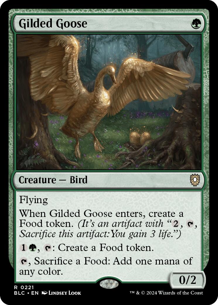 Gilded Goose [Bloomburrow Commander] | Cards and Coasters CA