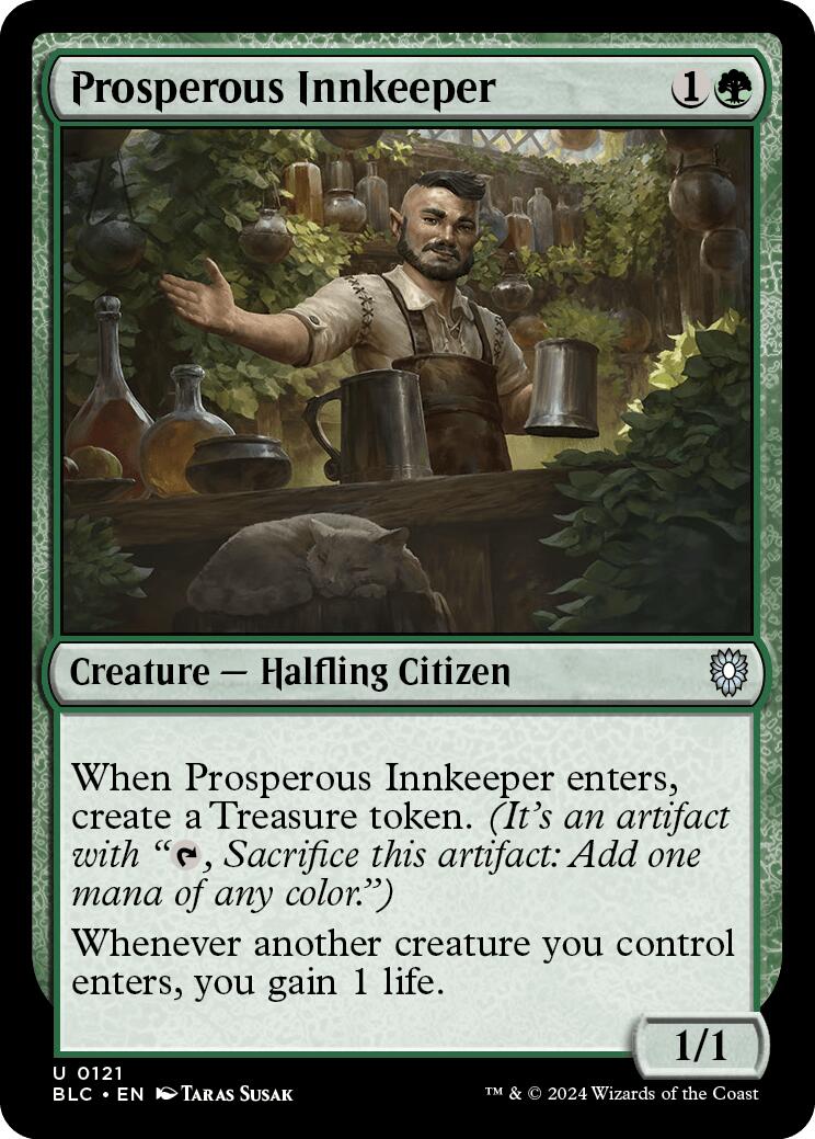 Prosperous Innkeeper [Bloomburrow Commander] | Cards and Coasters CA