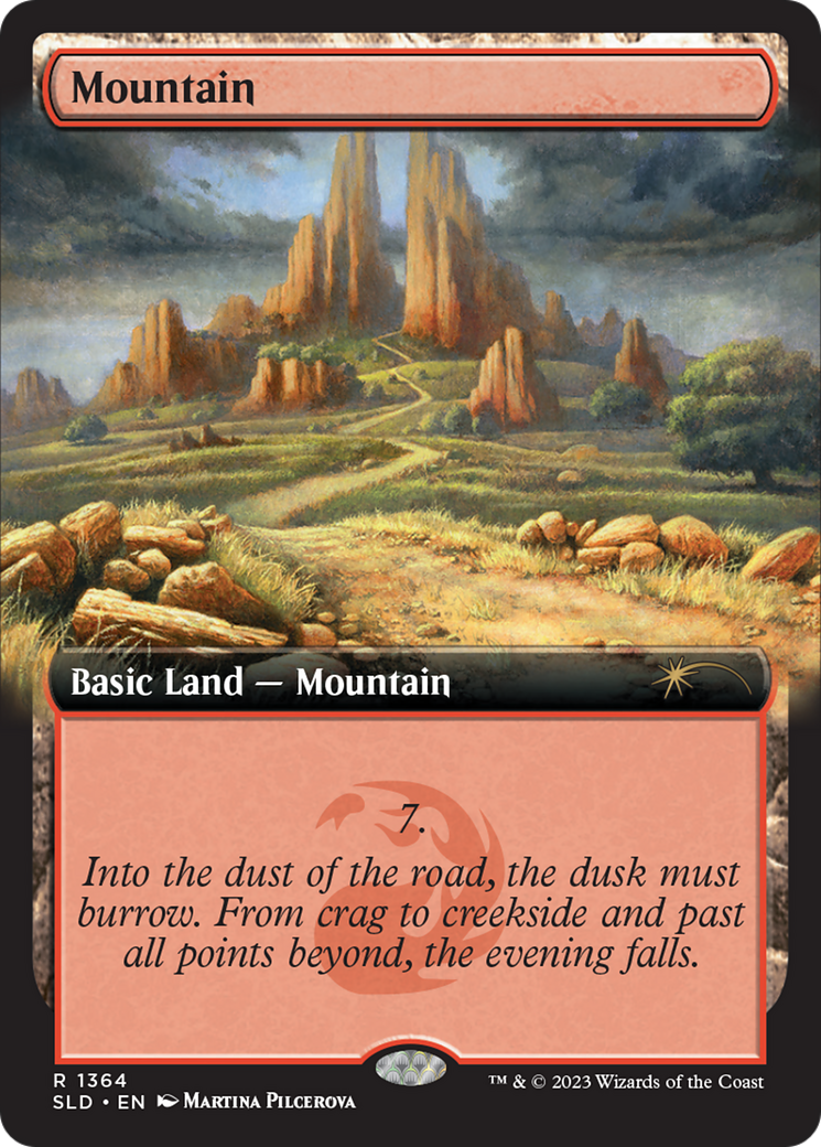 Mountain (1364) [Secret Lair Drop Series] | Cards and Coasters CA