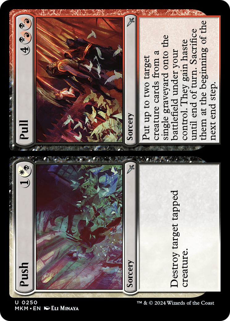 Push // Pull [Murders at Karlov Manor] | Cards and Coasters CA