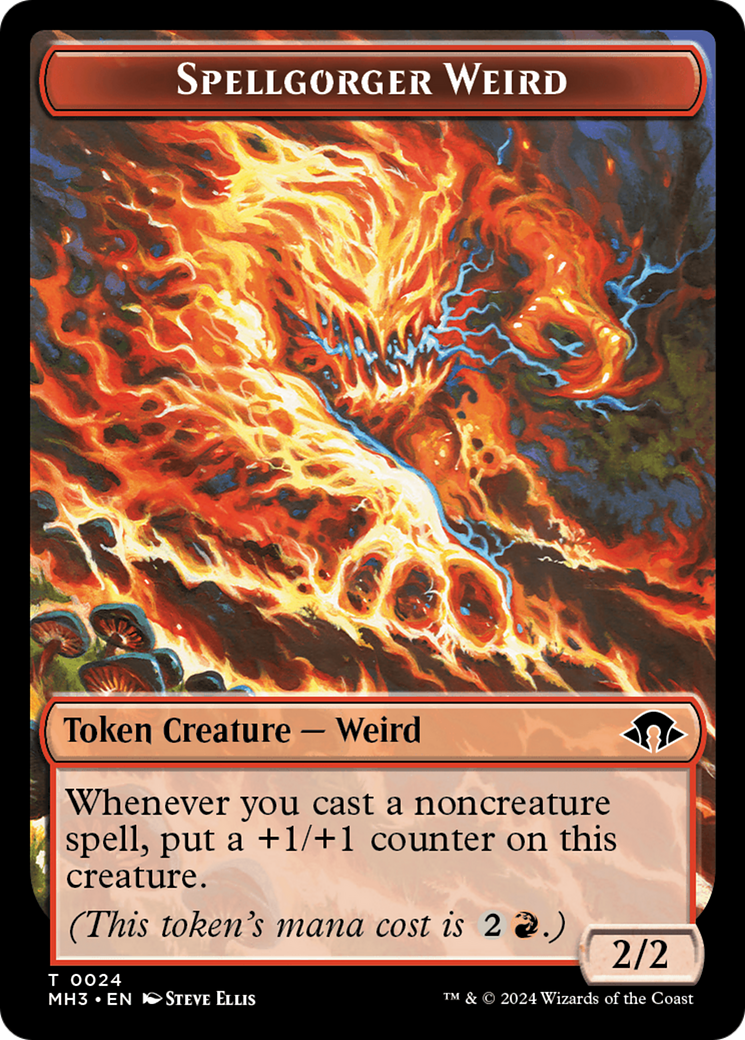 Spellgorger Weird Token [Modern Horizons 3 Tokens] | Cards and Coasters CA