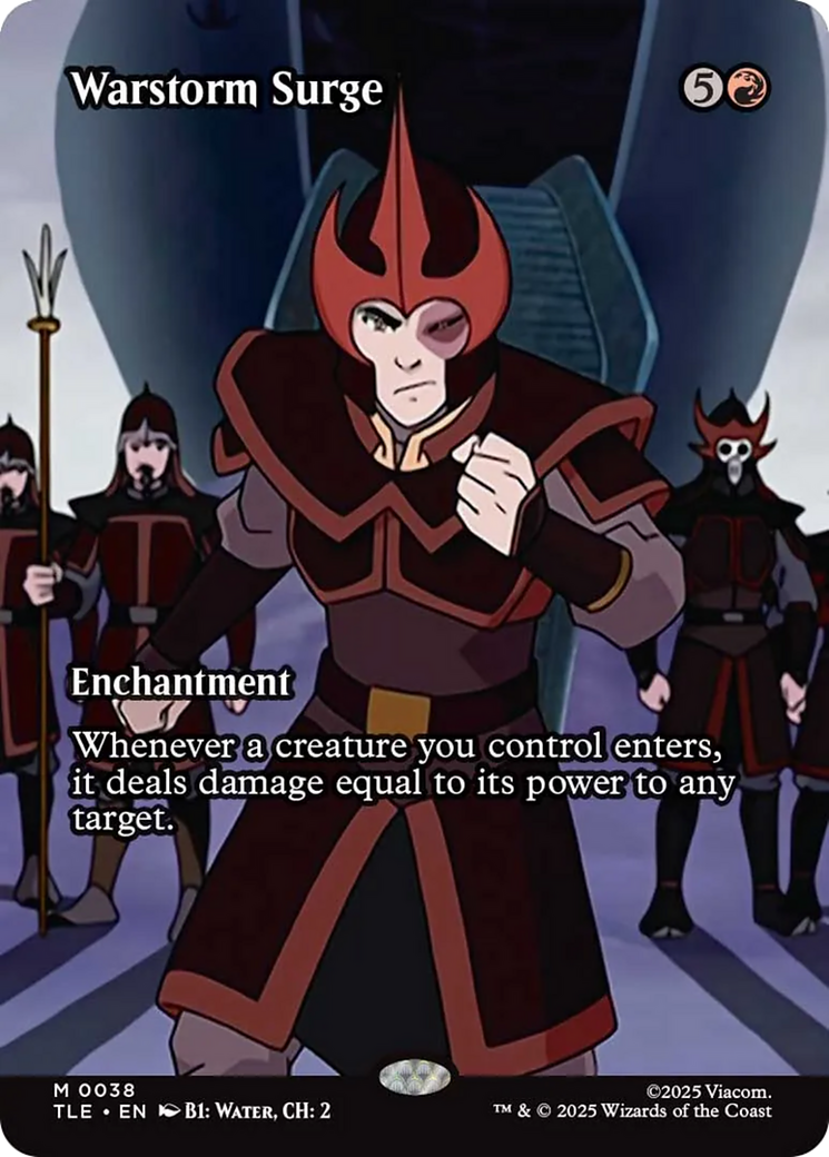 Warstorm Surge (Borderless) [Avatar: The Last Airbender: Eternal-Legal] | Cards and Coasters CA