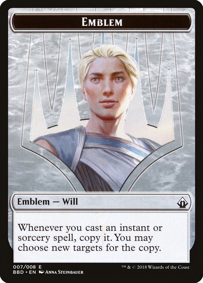 Will Kenrith Emblem [Battlebond Tokens] | Cards and Coasters CA