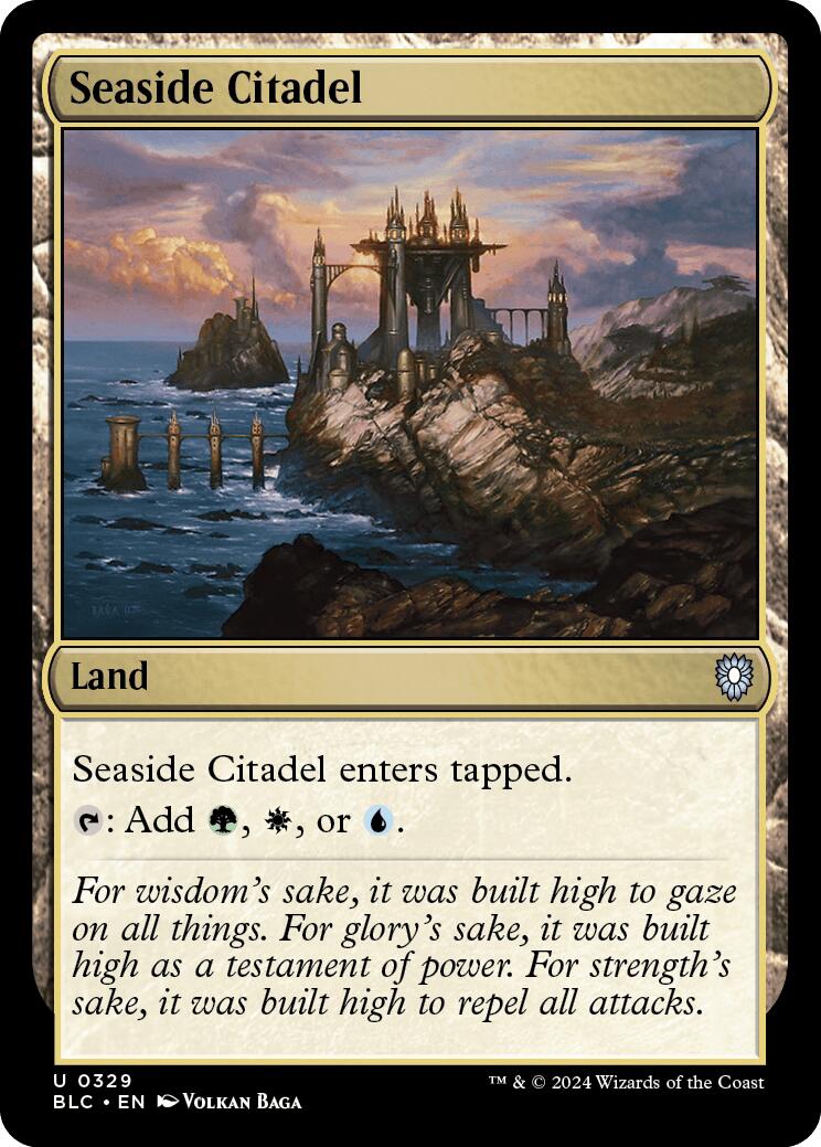 Seaside Citadel [Bloomburrow Commander] | Cards and Coasters CA