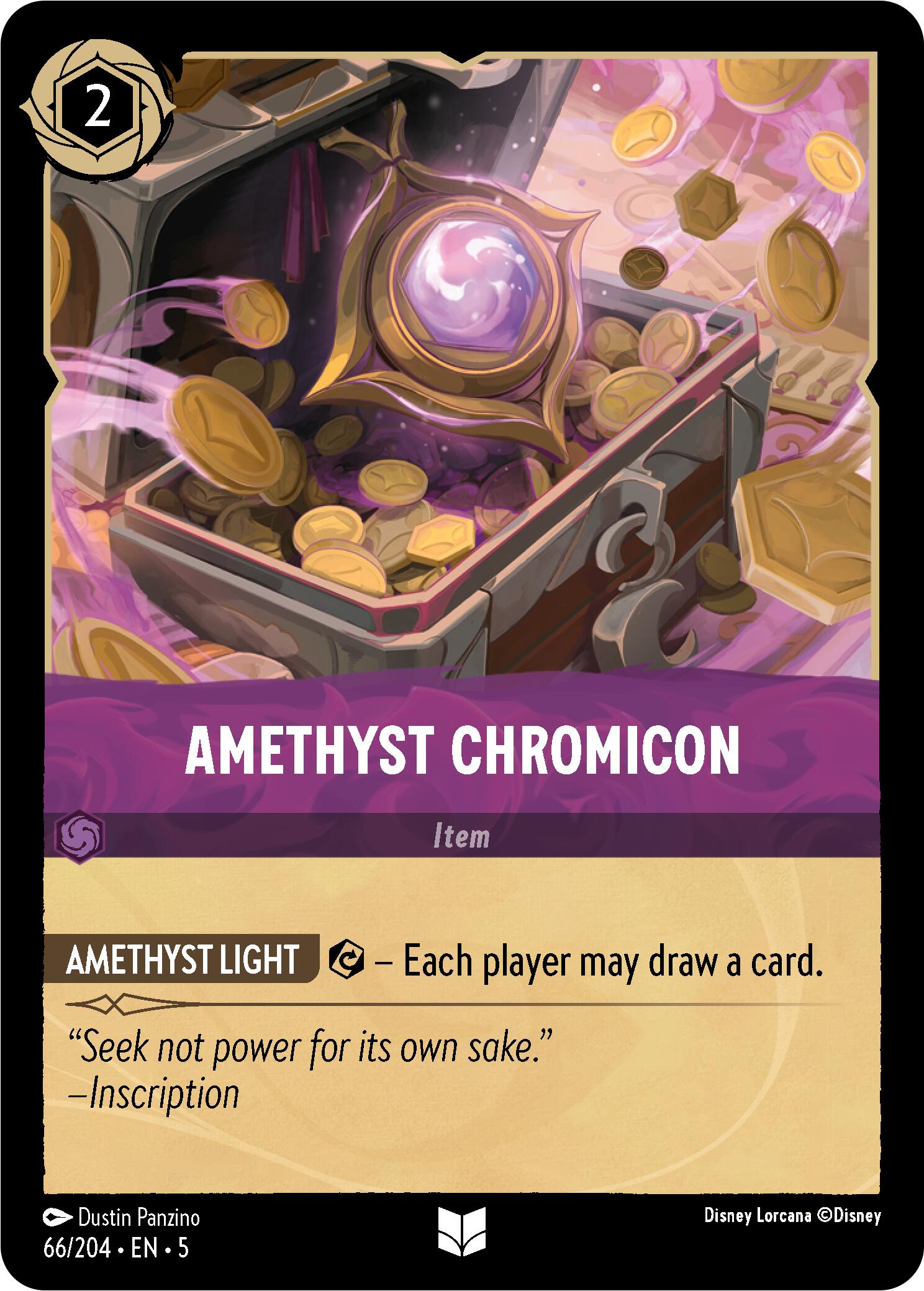 Amethyst Chromicon (66/204) [Shimmering Skies] | Cards and Coasters CA