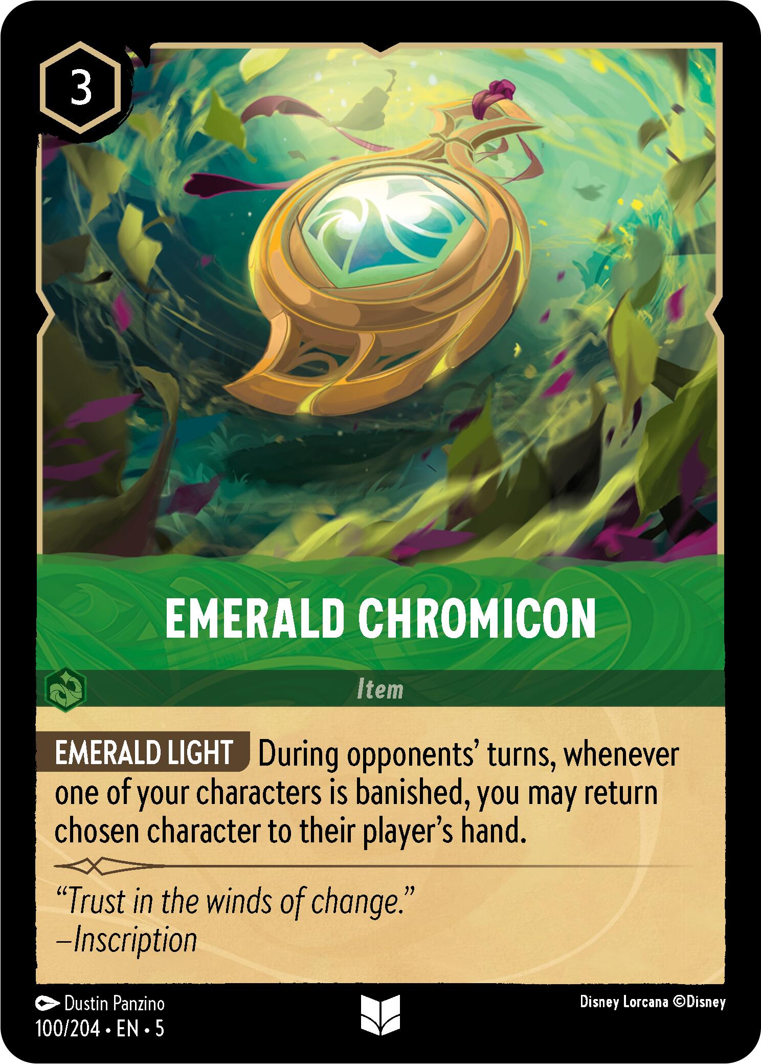 Emerald Chromicon (100/204) [Shimmering Skies] | Cards and Coasters CA