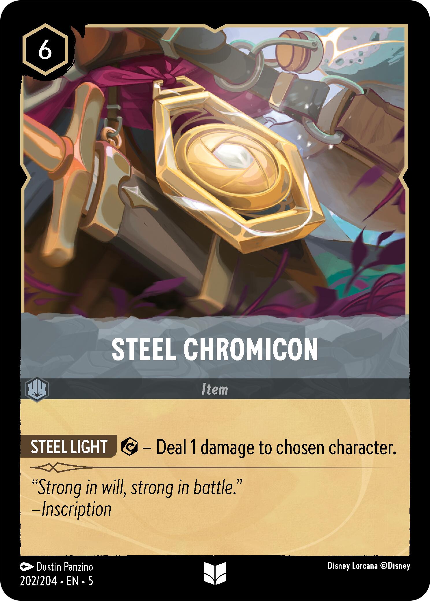 Steel Chromicon (202/204) [Shimmering Skies] | Cards and Coasters CA