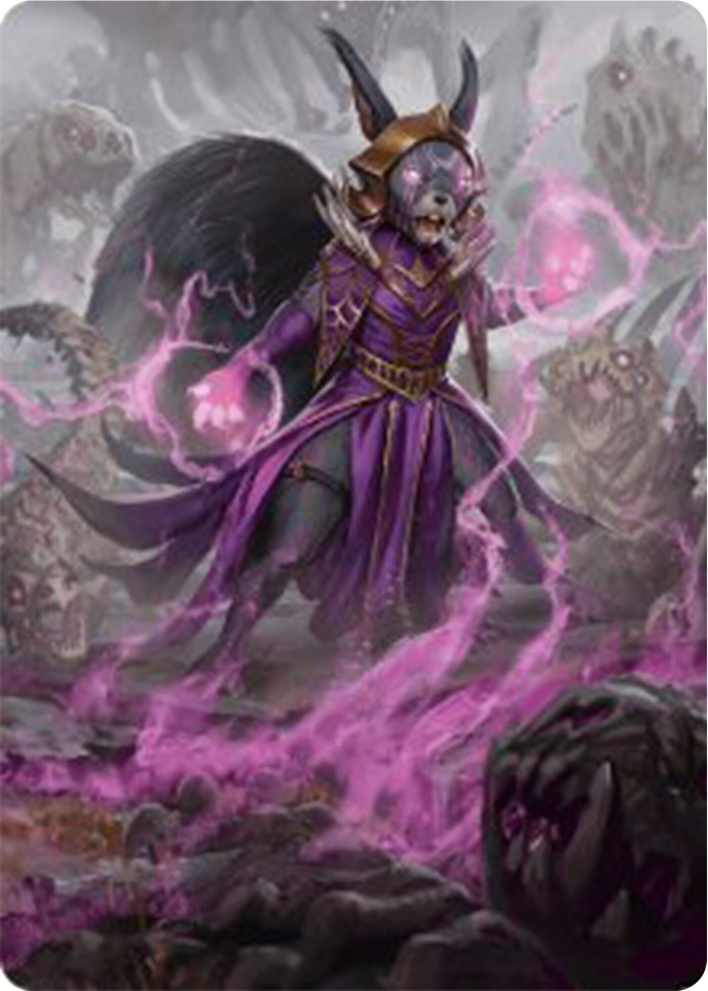 Liliana of the Dark Realms Art Card [Bloomburrow Art Series] | Cards and Coasters CA