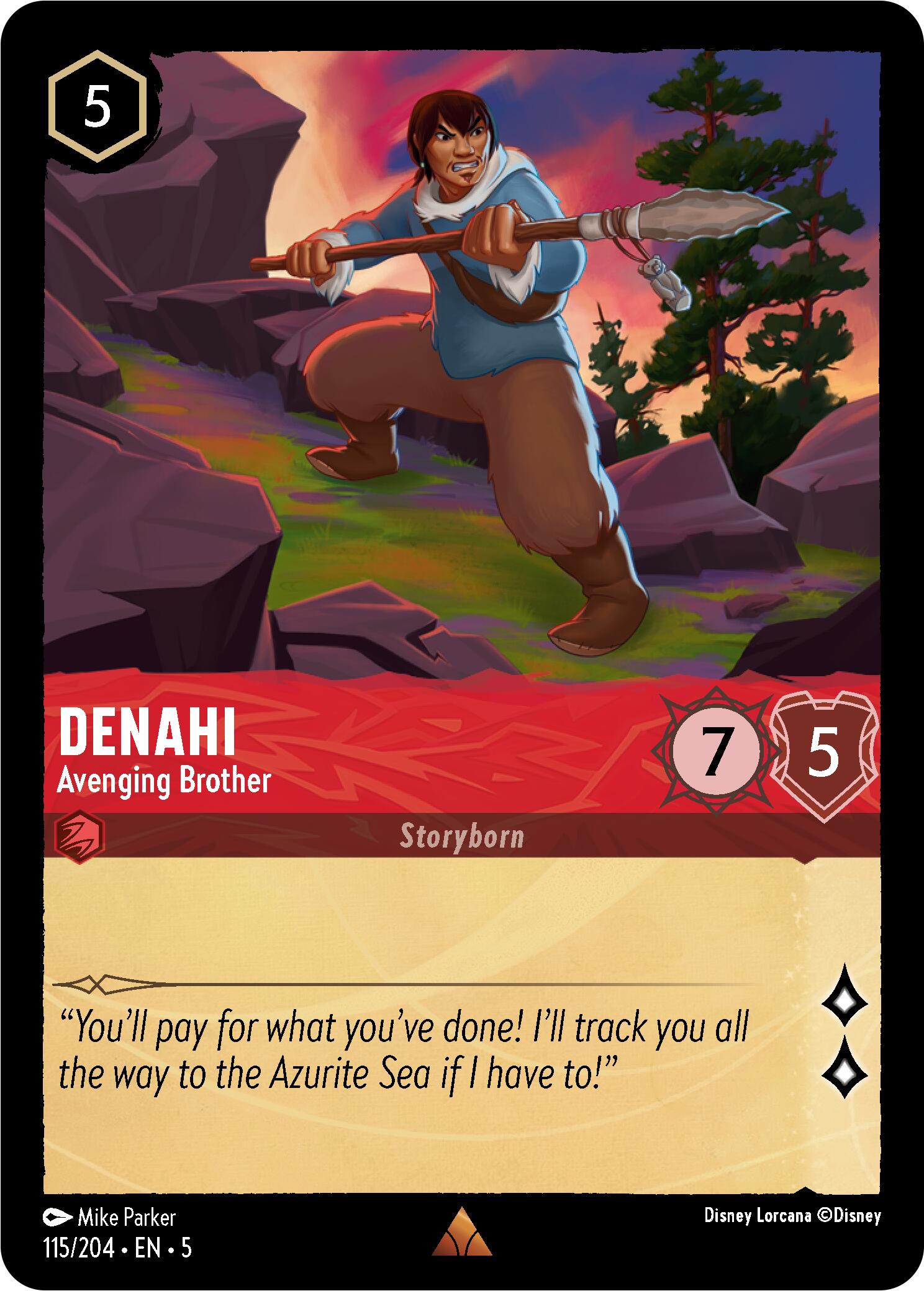 Denahi - Avenging Brother (115/204) [Shimmering Skies] | Cards and Coasters CA