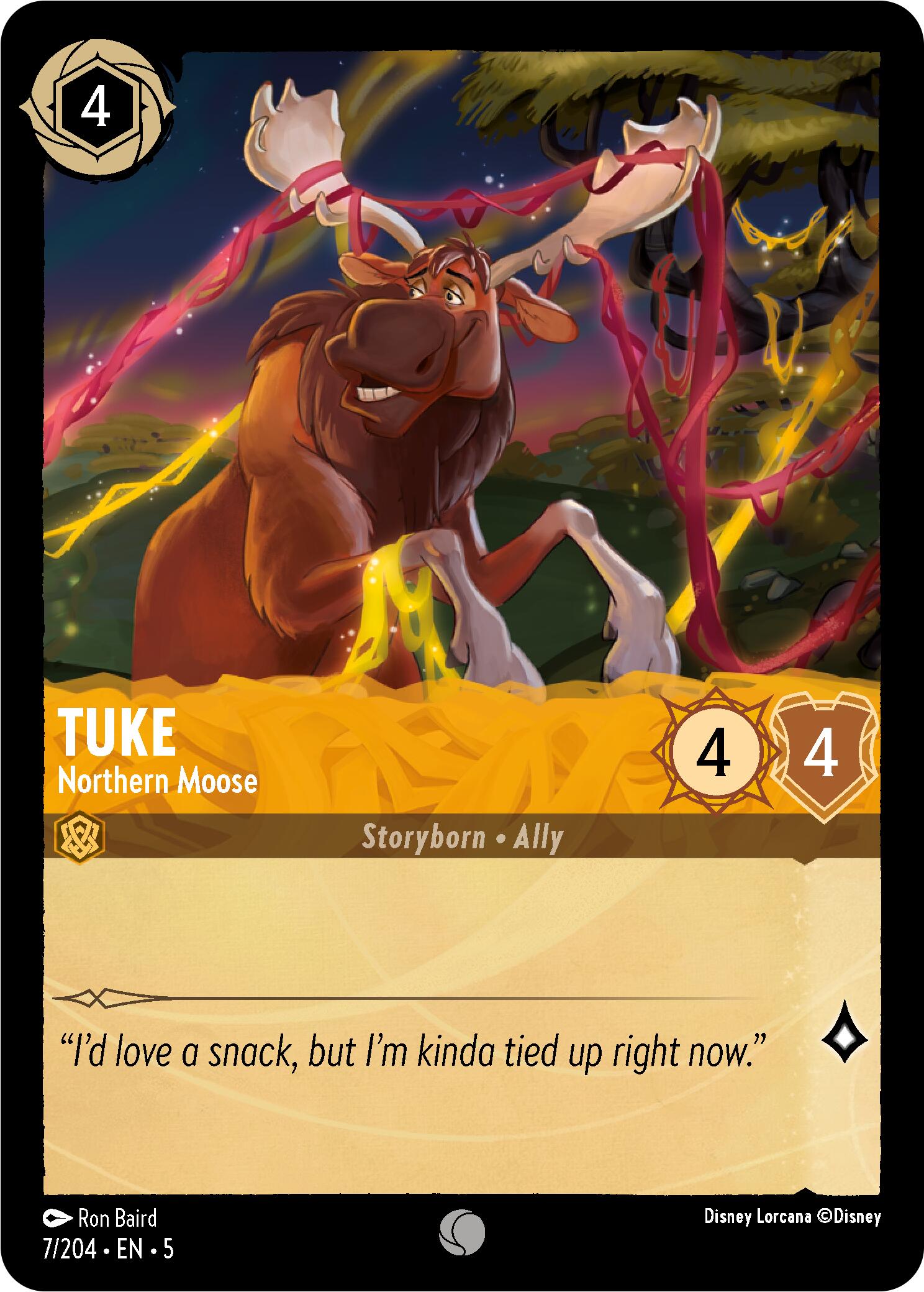 Tuke - Northern Moose (7/204) [Shimmering Skies] | Cards and Coasters CA