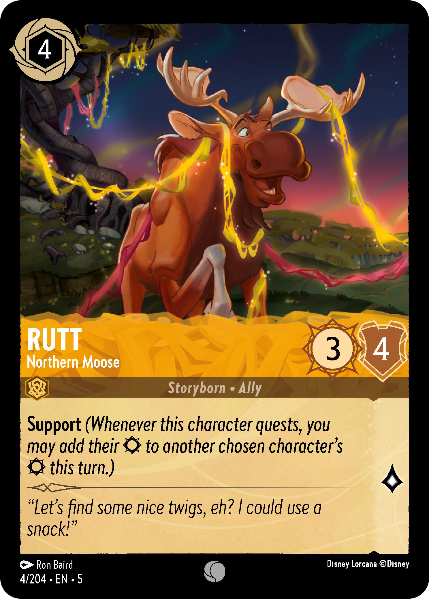 Rutt - Northern Moose (4/204) [Shimmering Skies] | Cards and Coasters CA