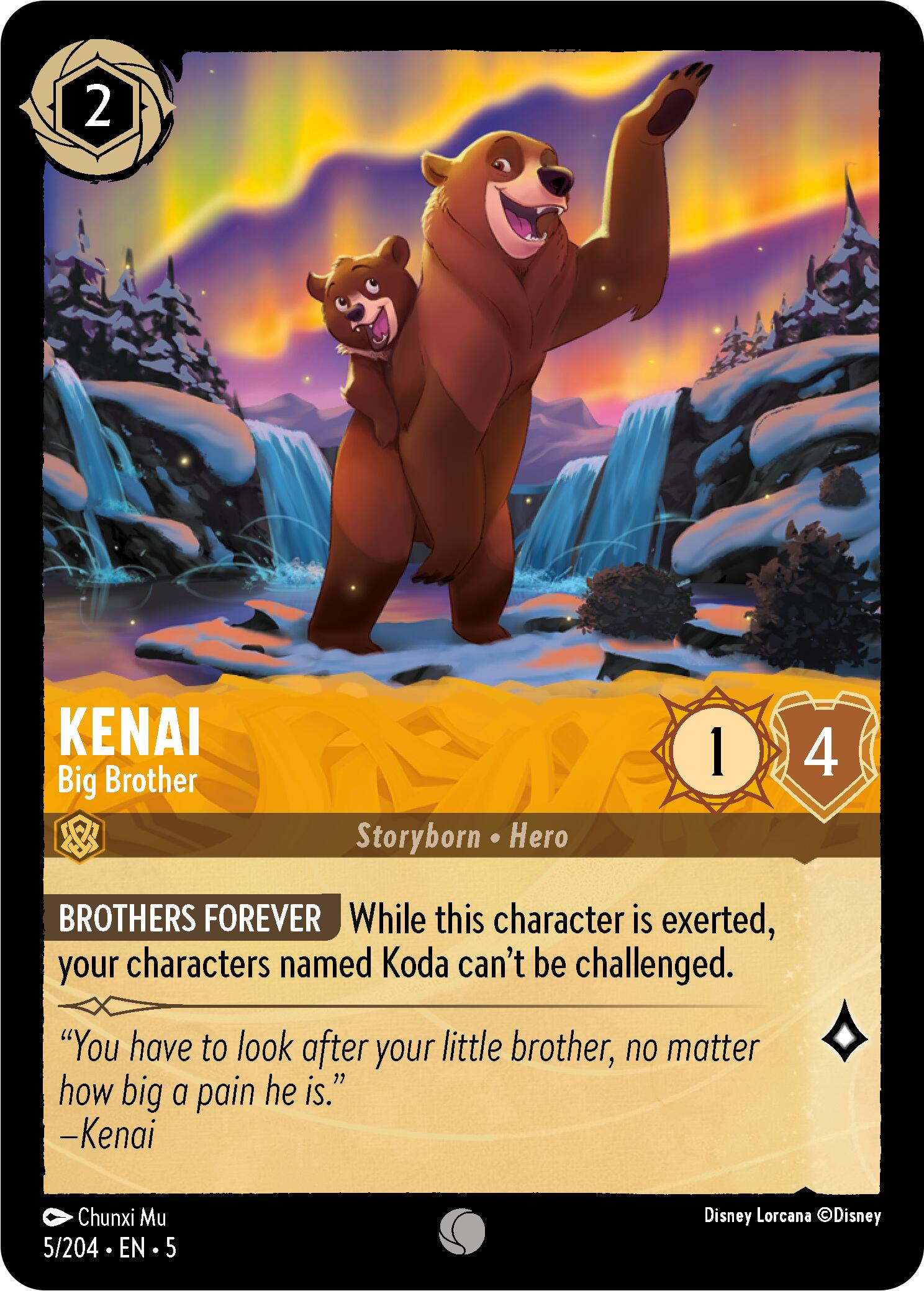 Kenai - Big Brother (5/204) [Shimmering Skies] | Cards and Coasters CA