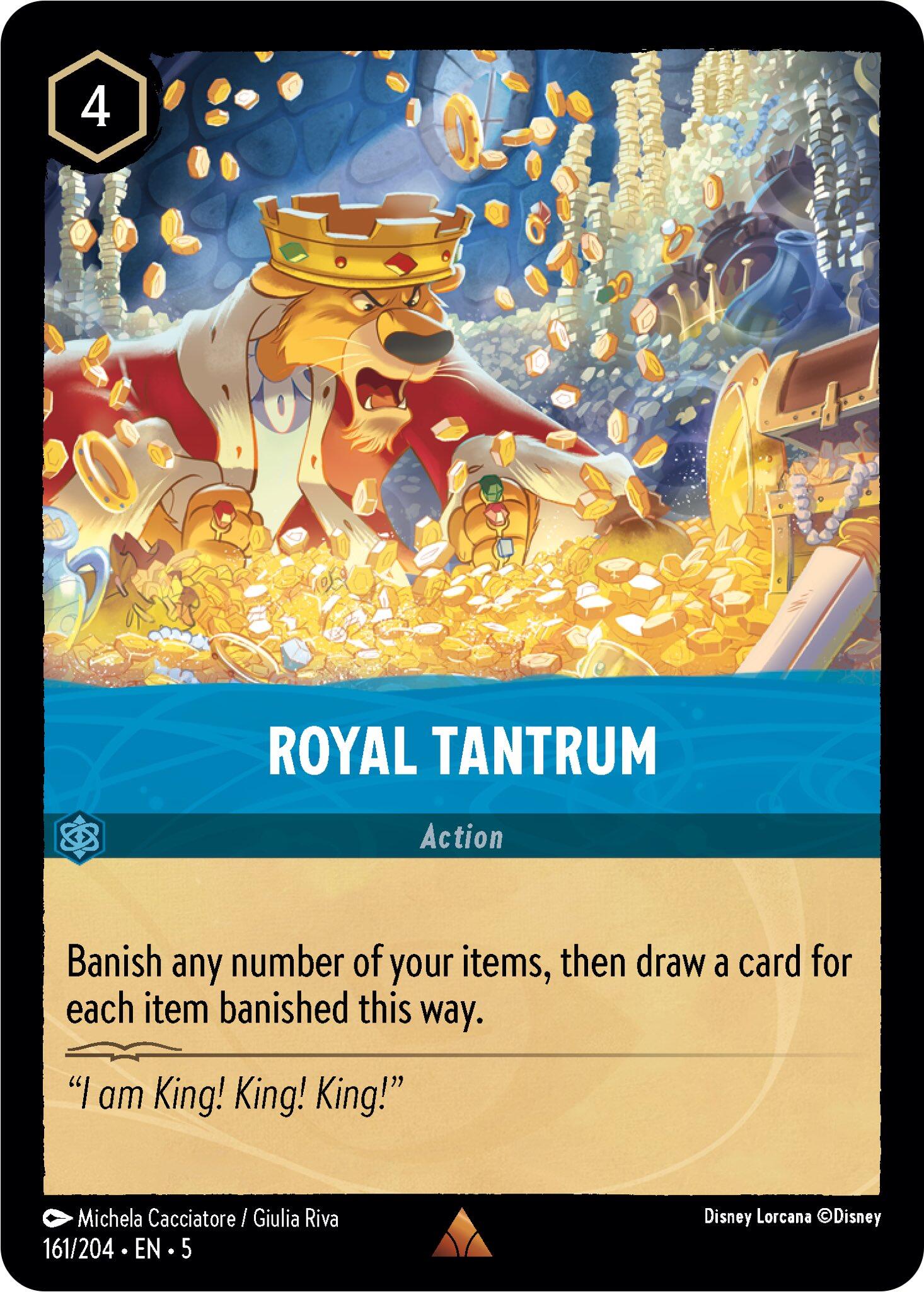 Royal Tantrum (161/204) [Shimmering Skies] | Cards and Coasters CA