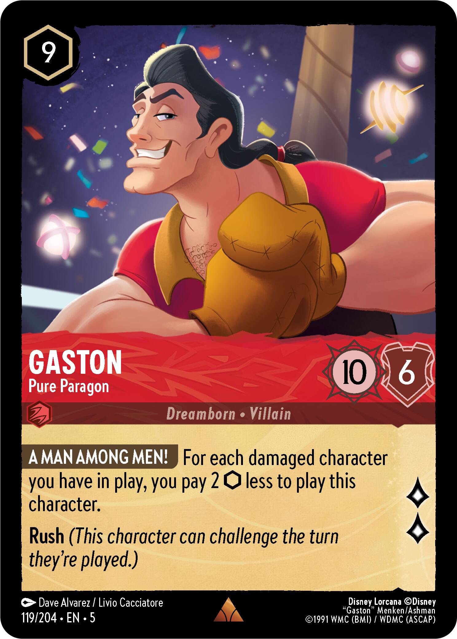 Gaston - Pure Paragon (119/204) [Shimmering Skies] | Cards and Coasters CA