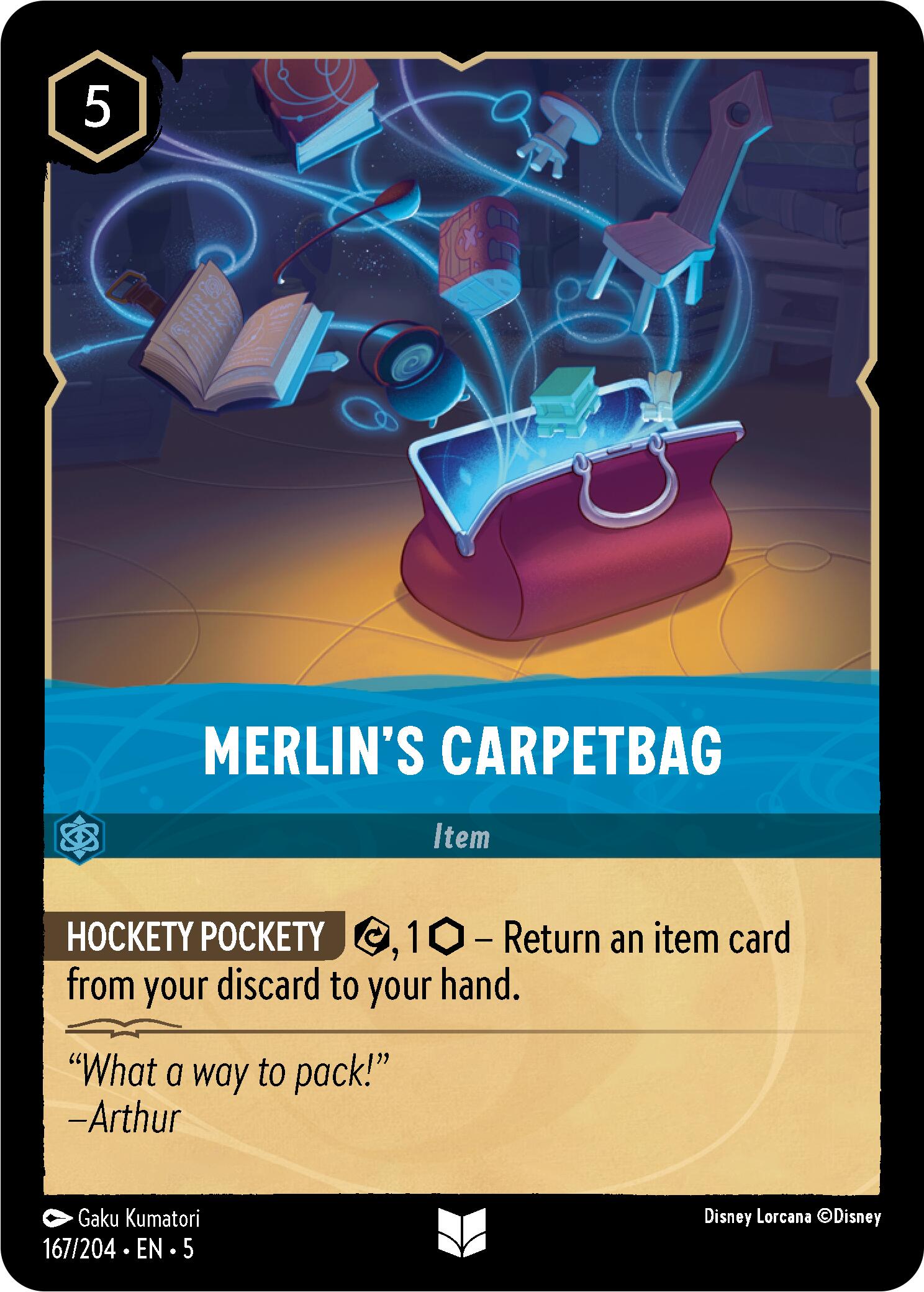 Merlin's Carpetbag (167/204) [Shimmering Skies] | Cards and Coasters CA