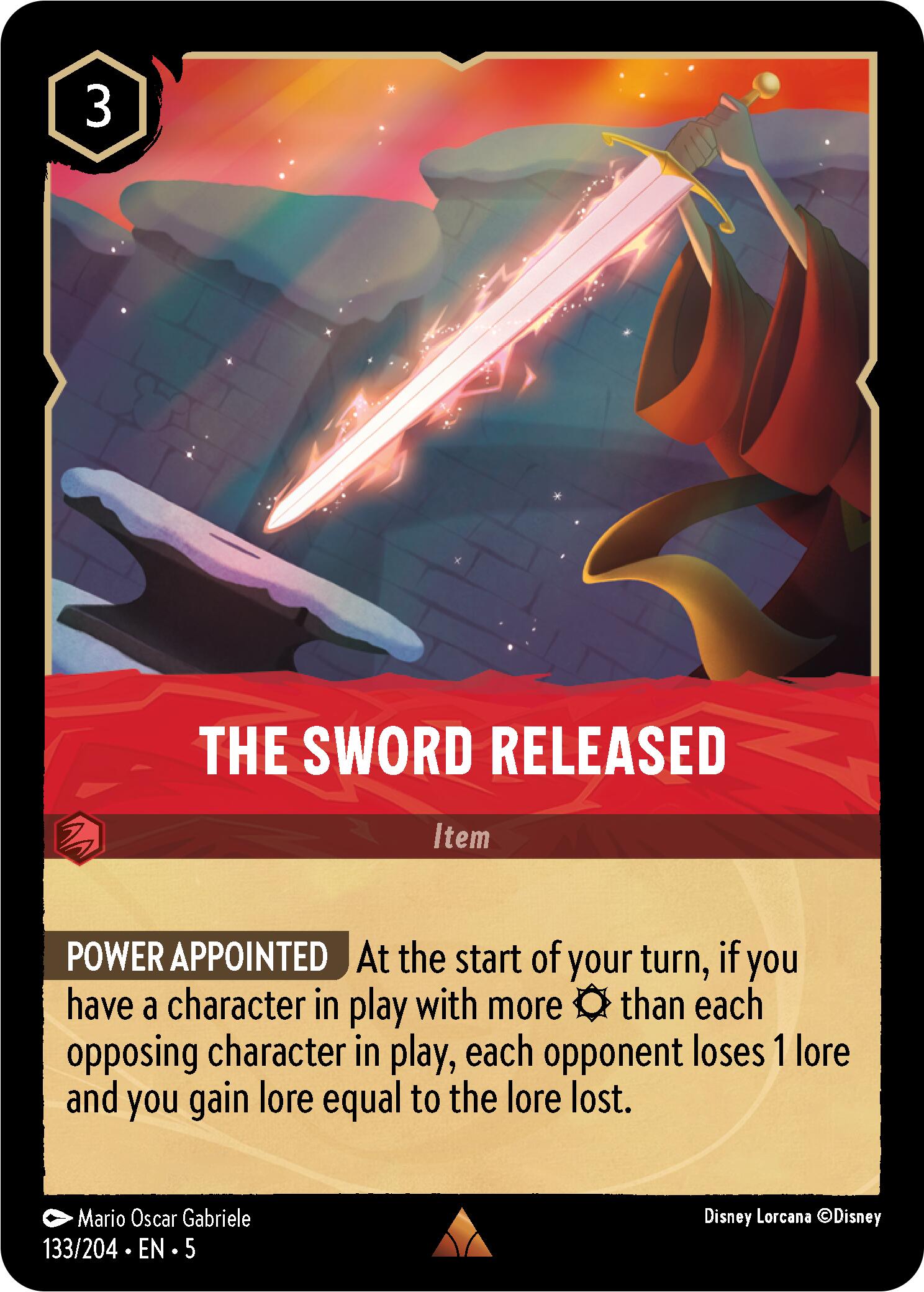 The Sword Released (133/204) [Shimmering Skies] | Cards and Coasters CA