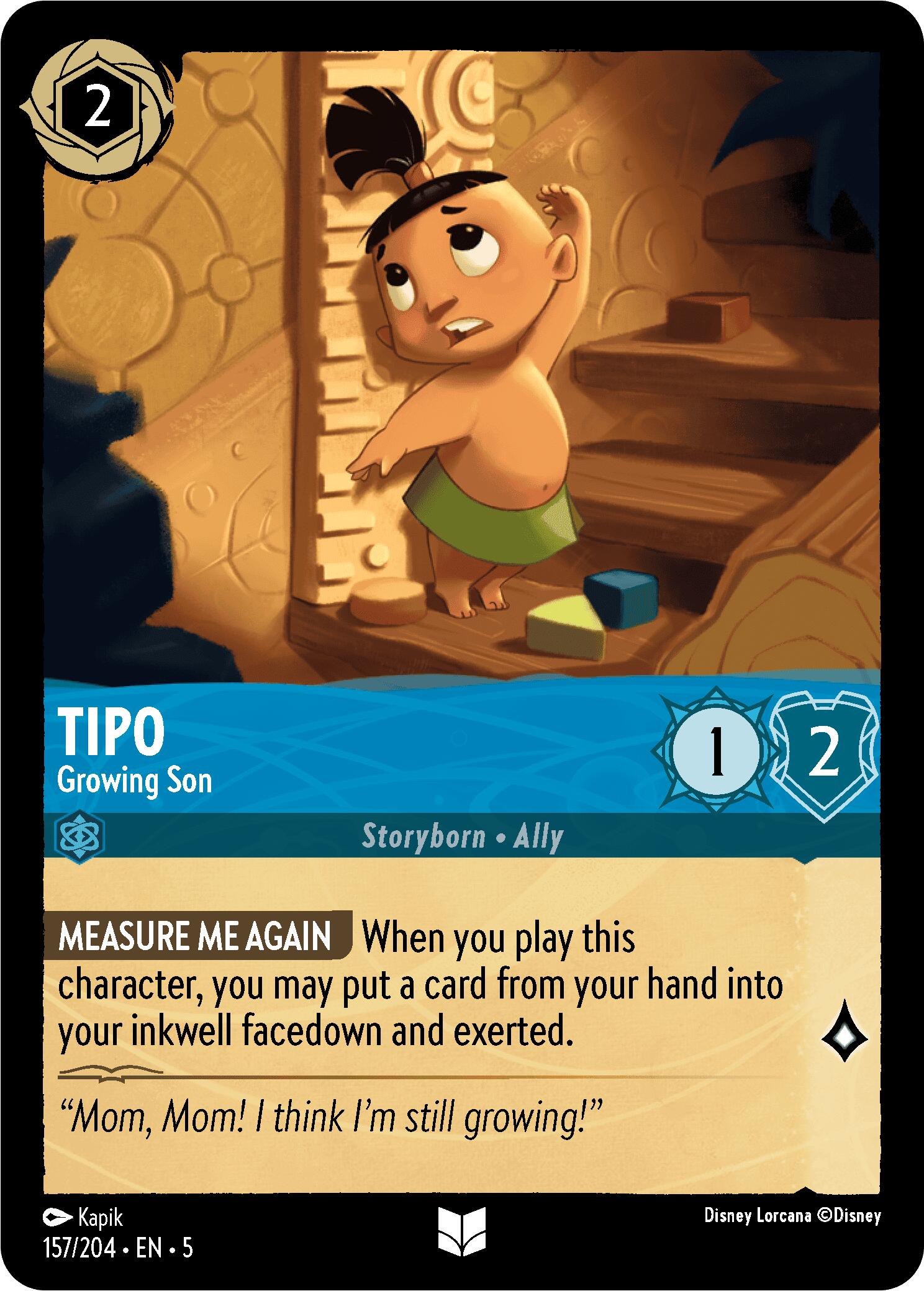 Tipo - Growing Son (157/204) [Shimmering Skies] | Cards and Coasters CA