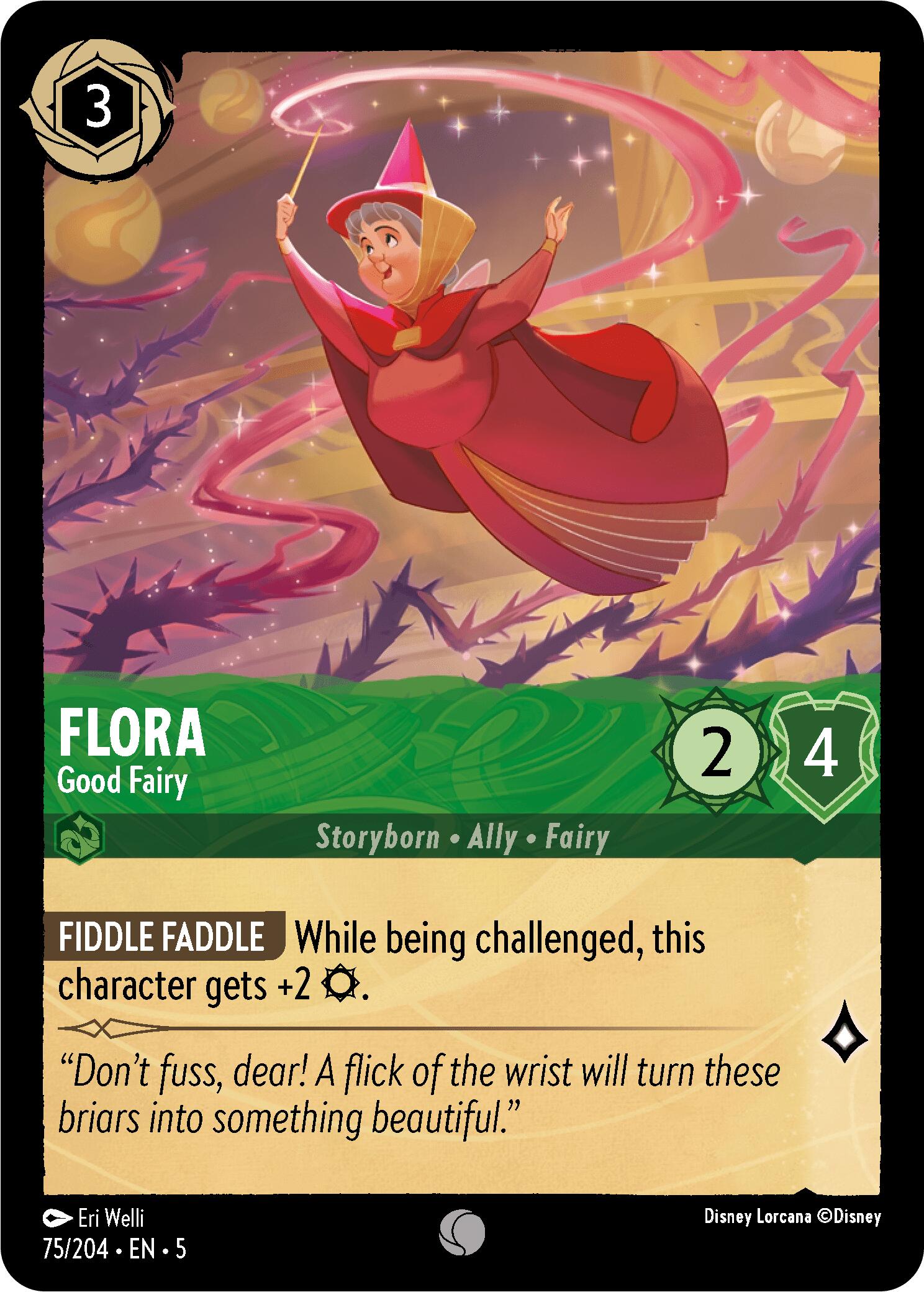 Flora - Good Fairy (75/204) [Shimmering Skies] | Cards and Coasters CA