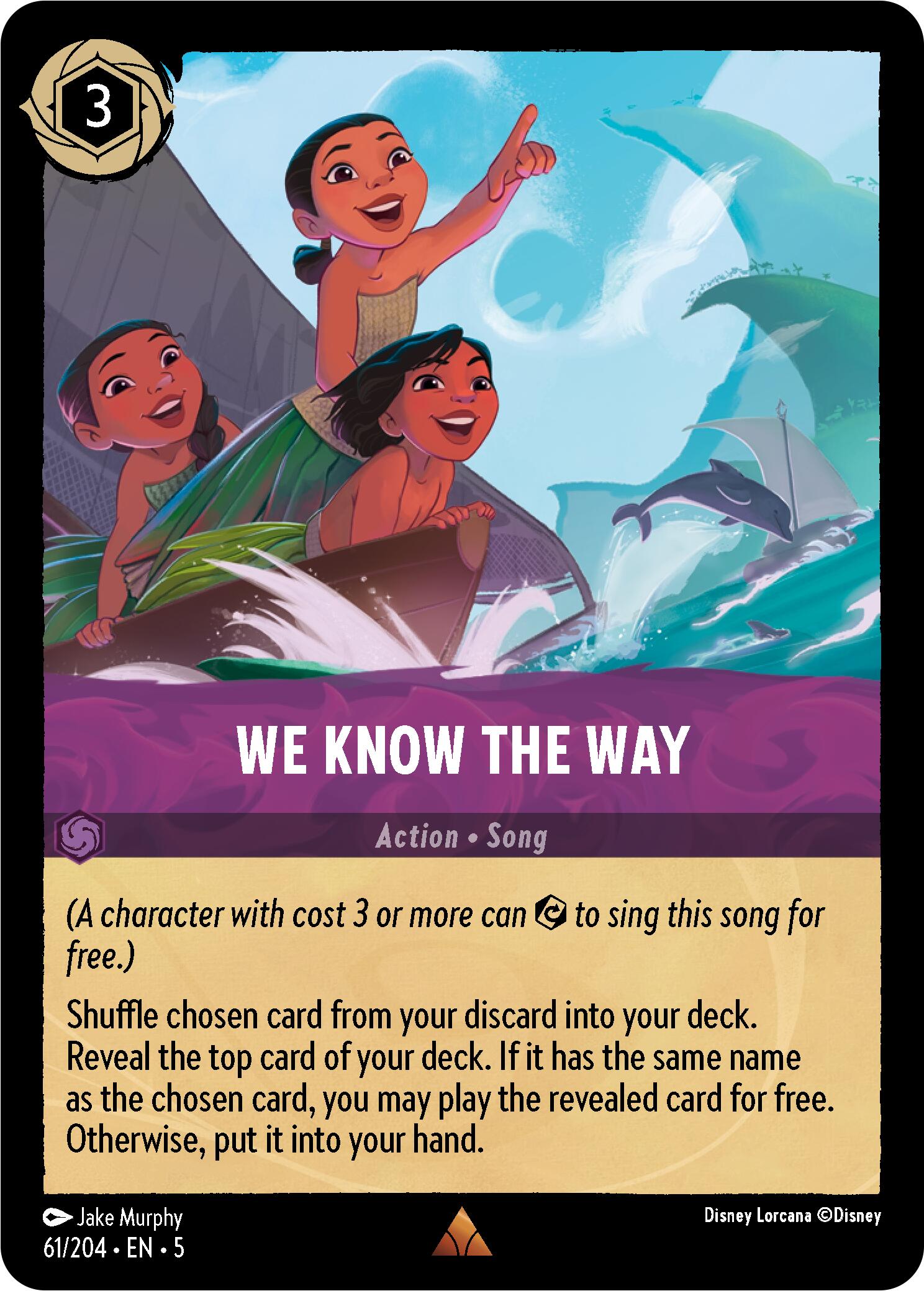 We Know the Way (61/204) [Shimmering Skies] | Cards and Coasters CA