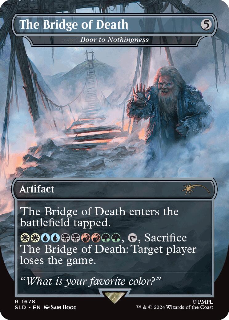 The Bridge of Death - Door to Nothingness [Secret Lair Drop Series] | Cards and Coasters CA