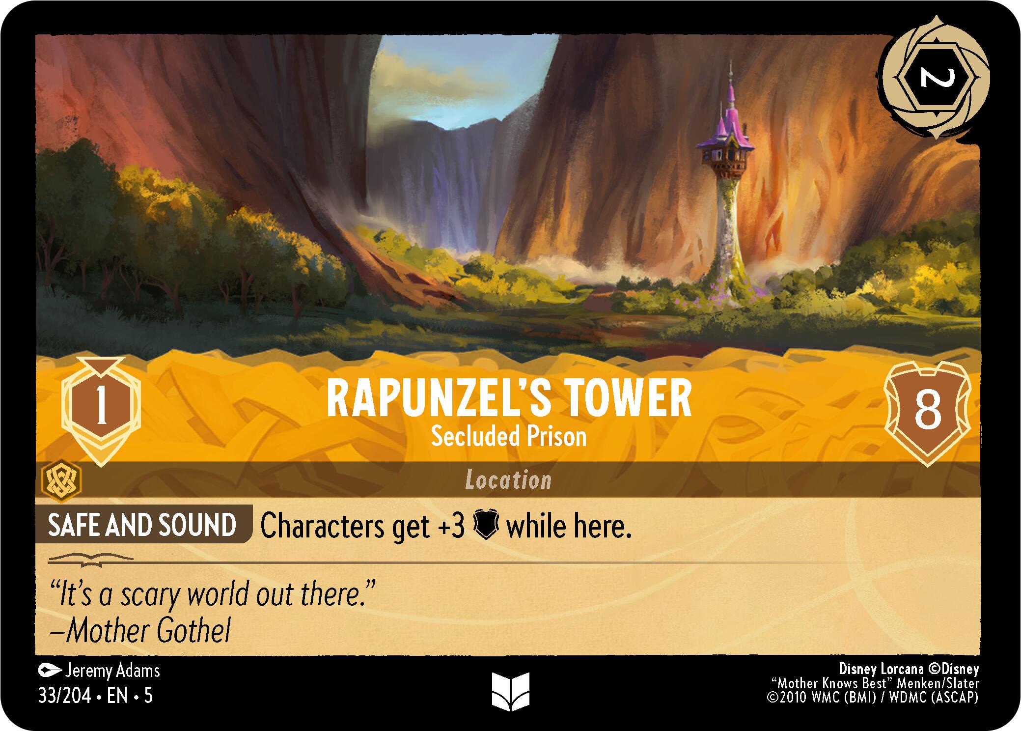 Rapunzel's Tower - Secluded Prison (33/204) [Shimmering Skies] | Cards and Coasters CA