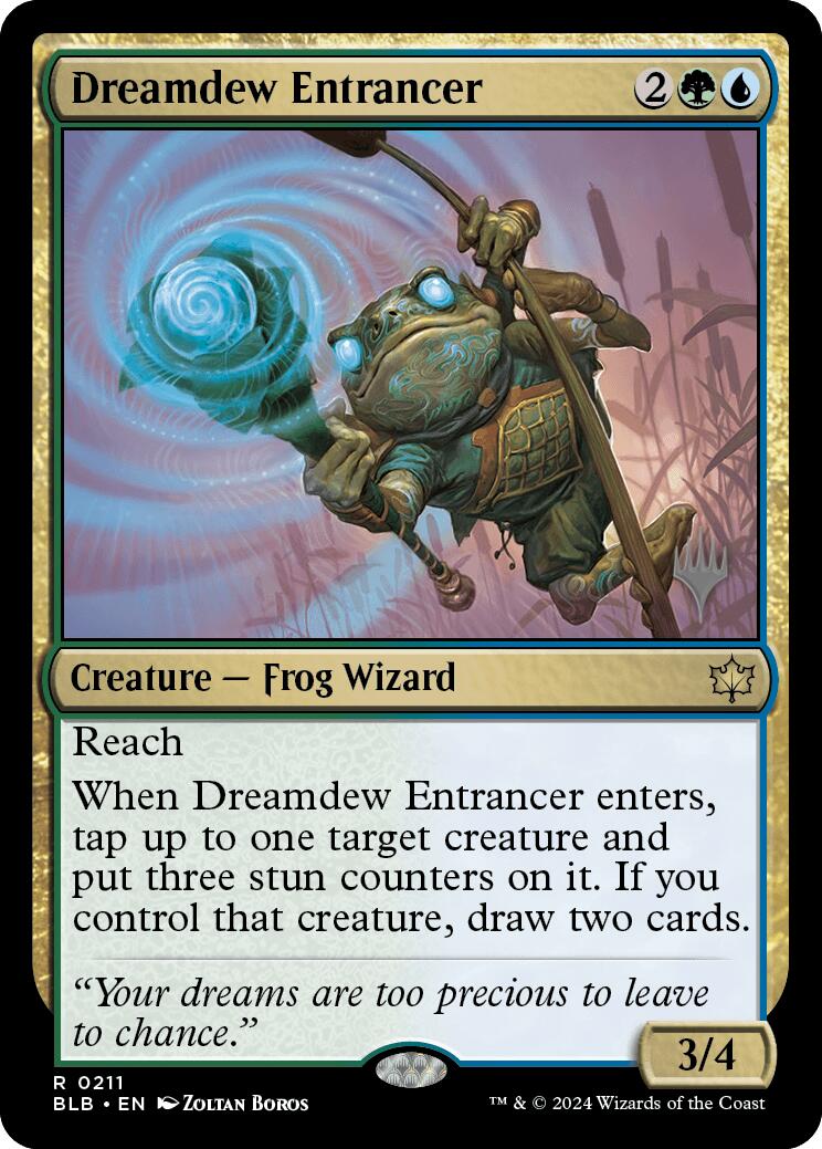 Dreamdew Entrancer (Promo Pack) [Bloomburrow Promos] | Cards and Coasters CA