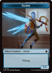 Soldier // Faerie Double-Sided Token [Foundations Tokens] | Cards and Coasters CA