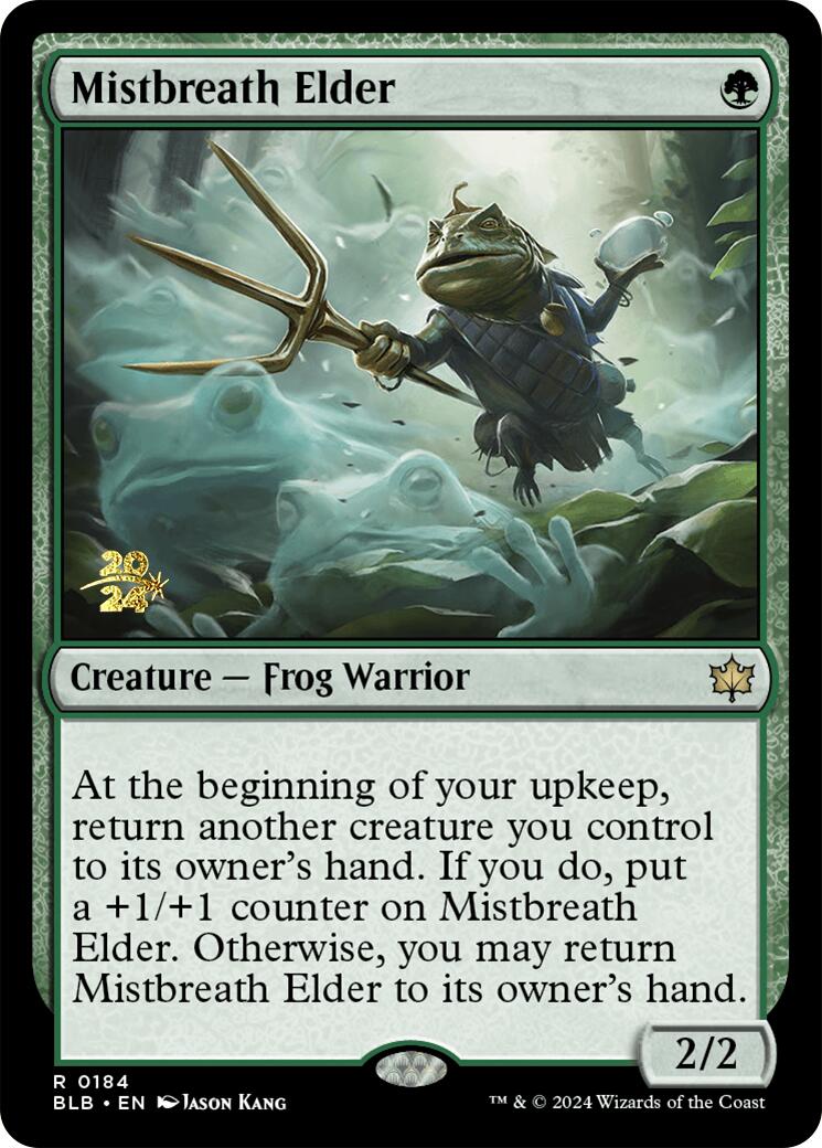 Mistbreath Elder [Bloomburrow Prerelease Promos] | Cards and Coasters CA